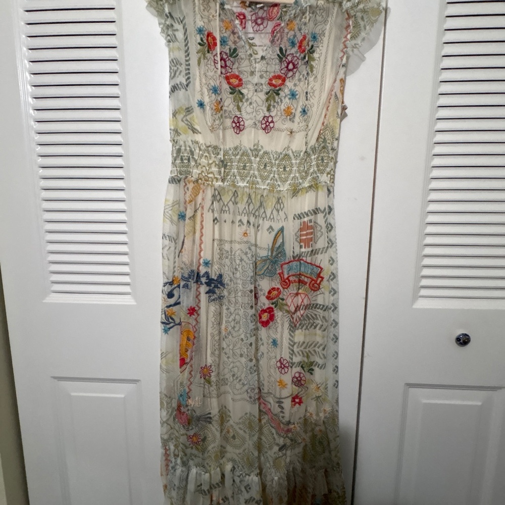 Johnny Was Embroidered Dress - Picture 5 of 7